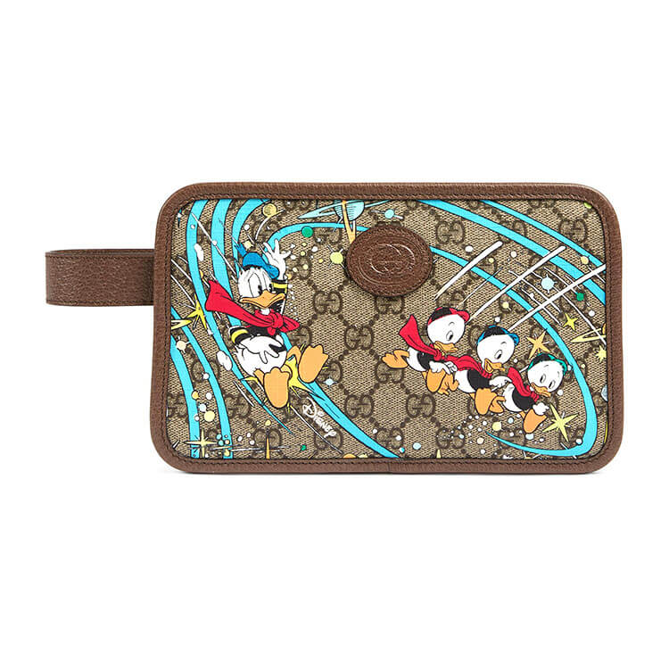 disney x G*u*i donald duck cosmetic case