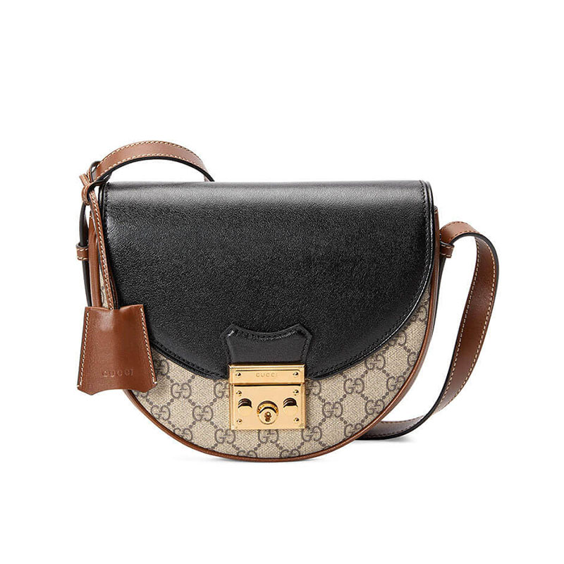 G*u*i padlock small shoulder bag