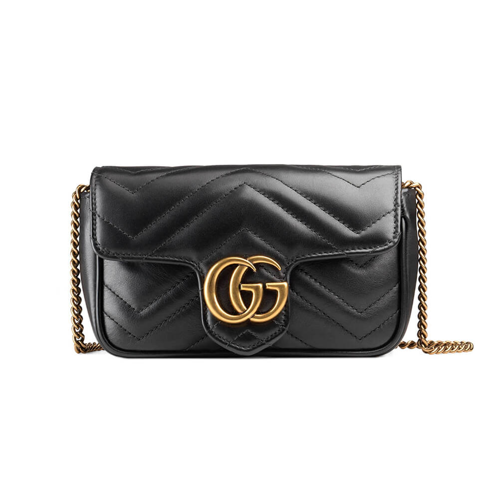 gg marmont matelasse leather S*per mini bag