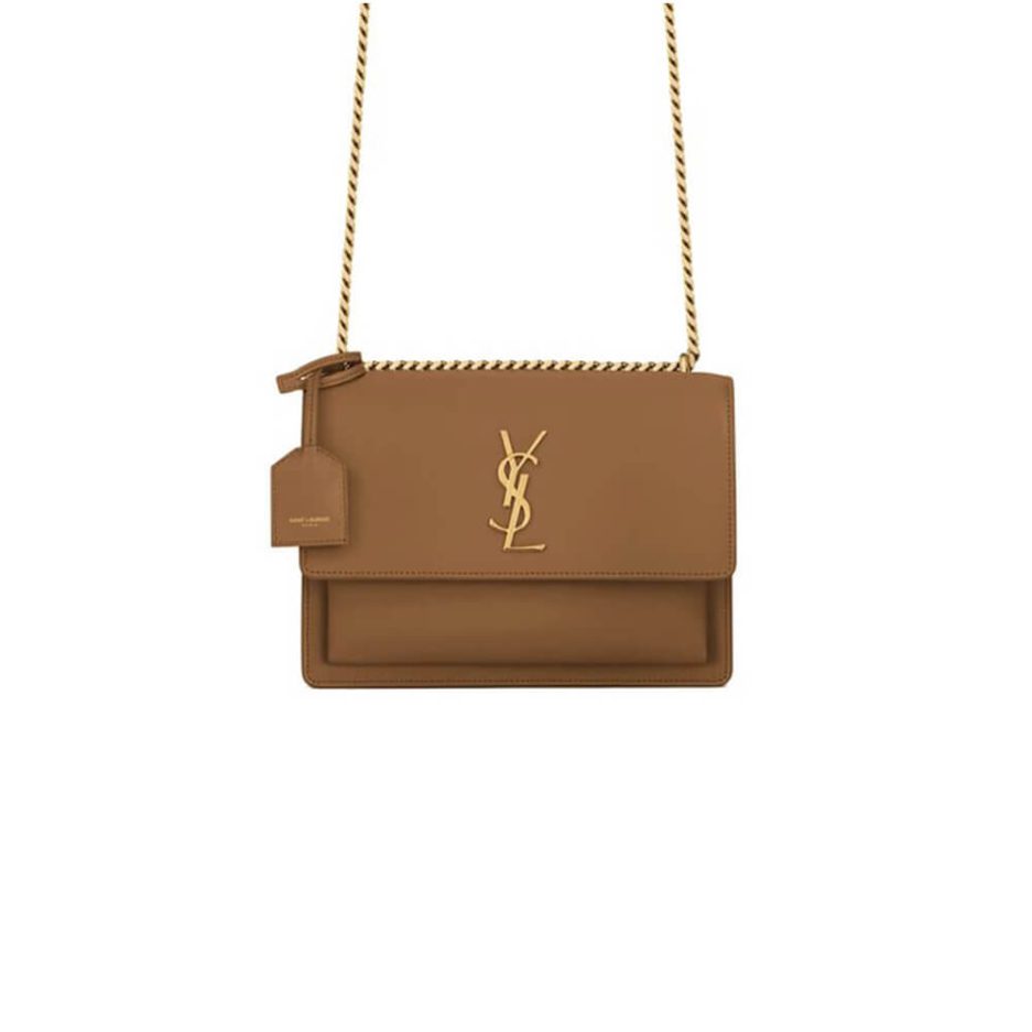 YSL sunset medium leather shoulder bag
