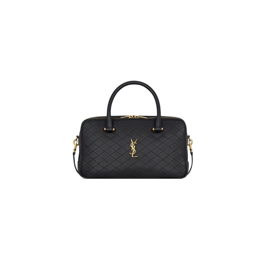 YSL LYIA DUFFLE IN QUILTED LAMBSKIN