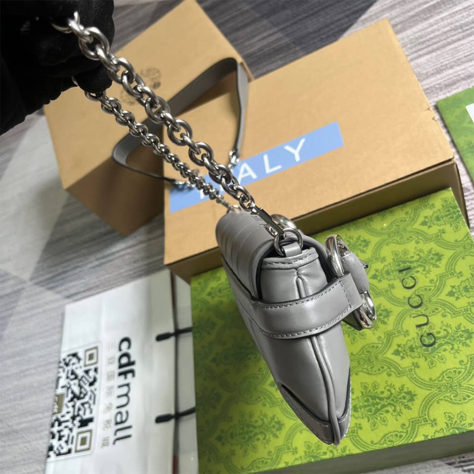 G*u*i horsebit chain small shoulder bag