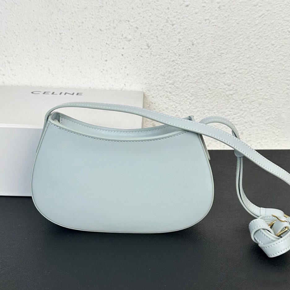 Ce**e medium tilly bag in shiny calfskin