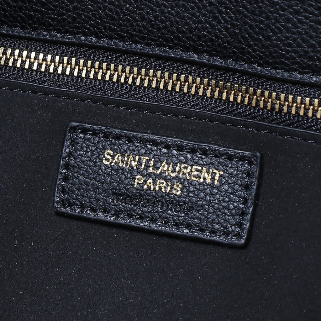 YSL LE 5 A 7 BEA IN GRAINED LEATHER
