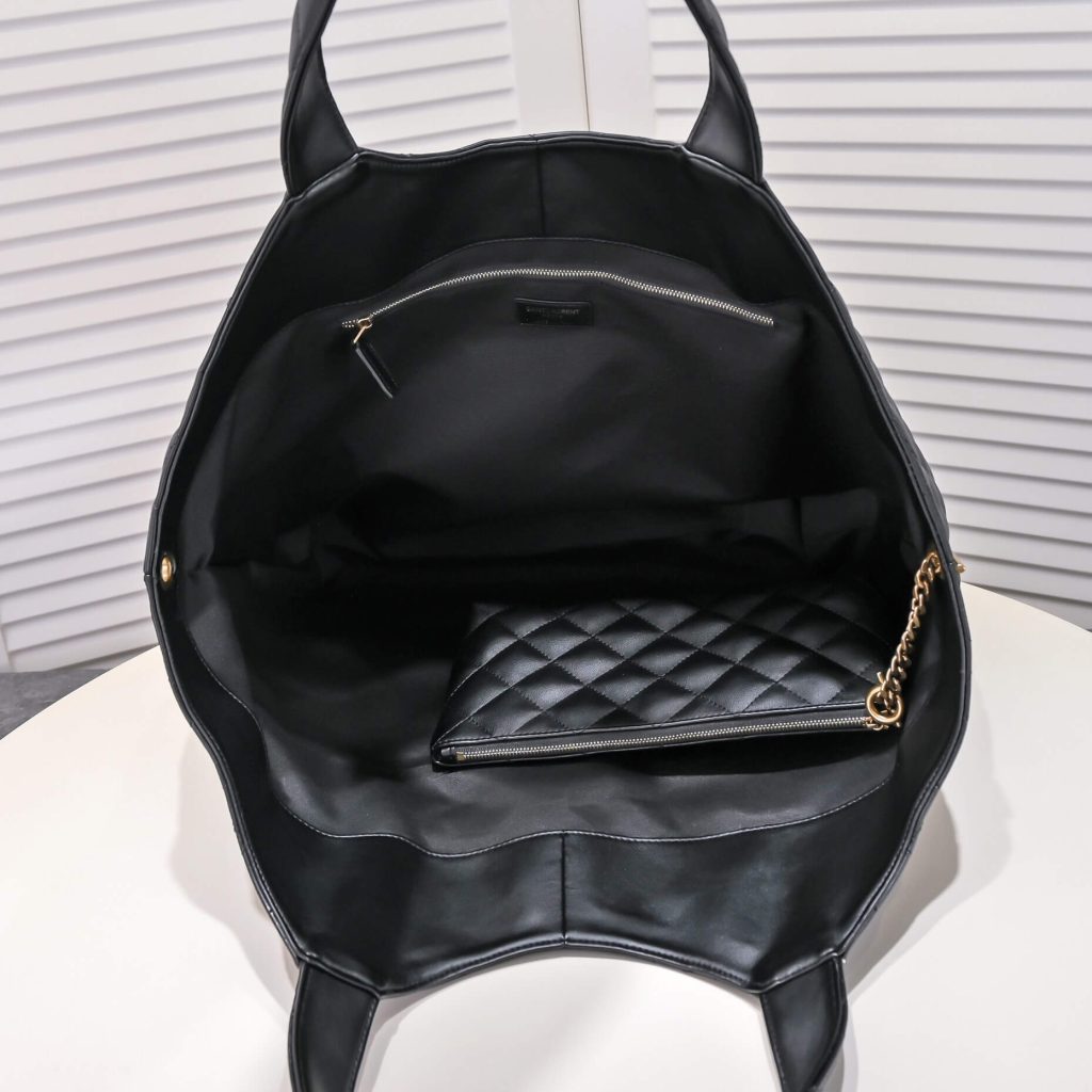 YSL Icare quilted lambskin oversized shopping bag(High-end grade)