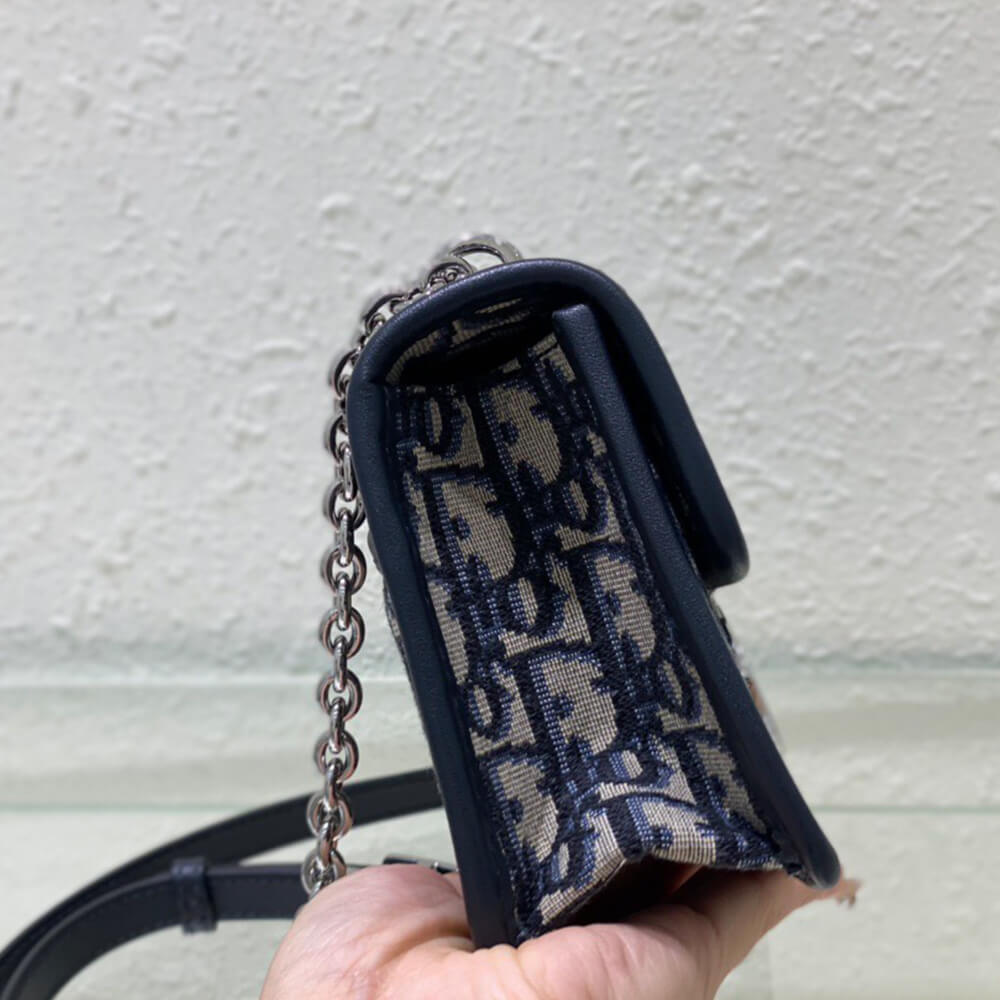 D*or 30 montaigne east-west bag with chain