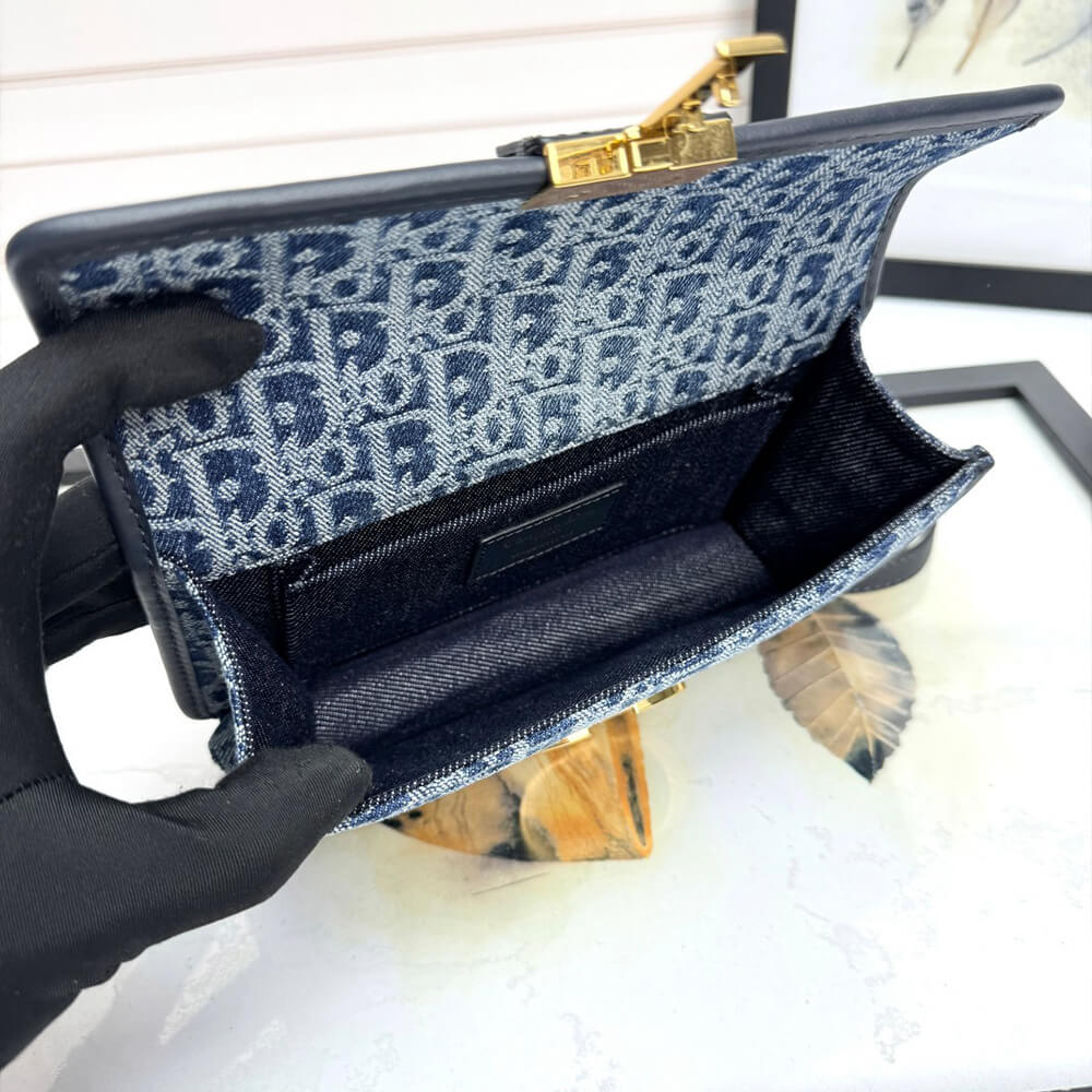 D*or 30 montaigne east-west bag with chain