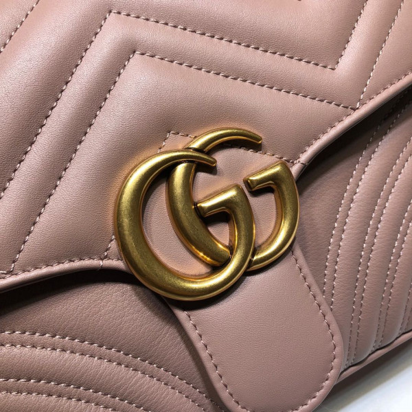 G*u*i gg marmont small top handle bag