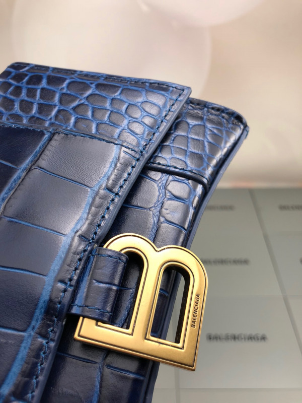 Ba*len*cia*ga hourglass xs top handle bag