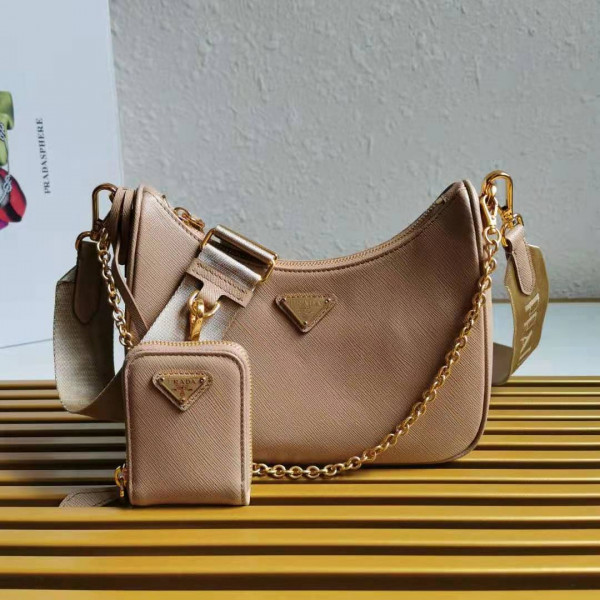 Pra*a re-edition 2005 saffiano leather bag