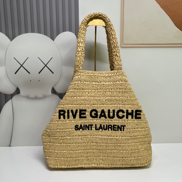 y*l rive gauche S*pple tote bag