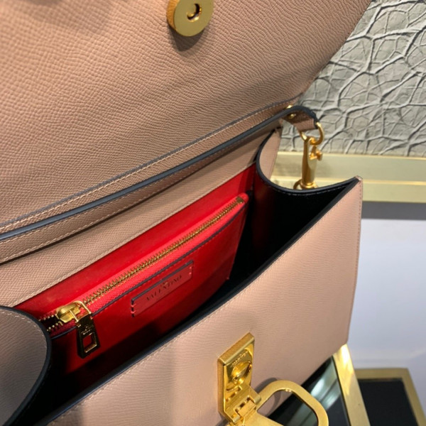 VALENTINO VSLING GRAINY CALFSKIN HANDBAG