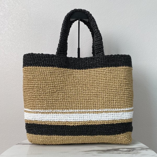 Pra*a crochet tote bag-48*34*16cm