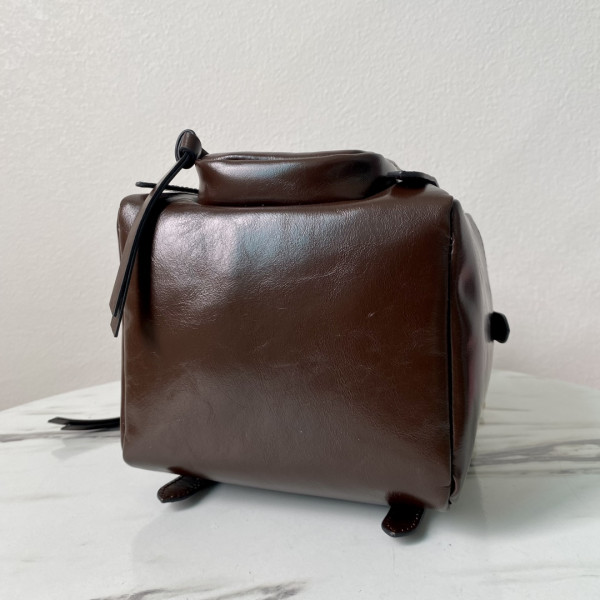 Pra*a dangle leather top-handle mini-bag