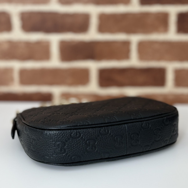 G*u*i gg emblem small shoulder bag-25.5*20*5cm