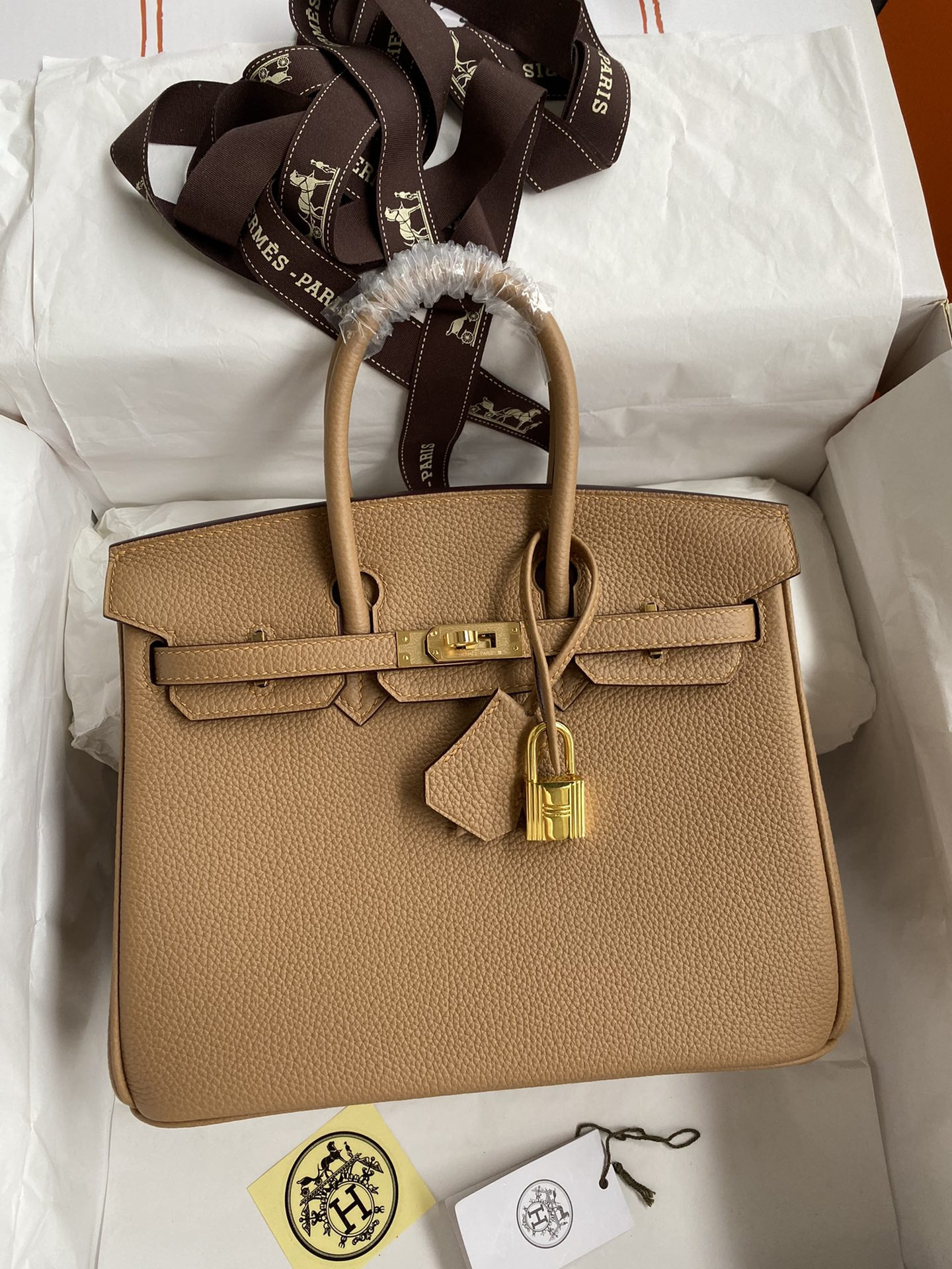 H**mes birkin 25cm-togo leather