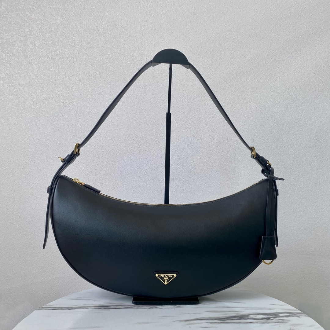 Pra*a demi-lune large shoulder bag-42*19.5*8.5cm
